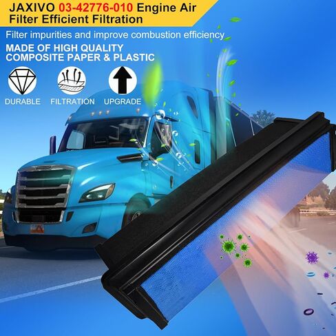 03-42776-010 Engine Air Filter Compatible With 2018-2023 Freightliner Cascadia Replaces 0342776010,997879,91559,TR504-EF,P628541 in Kuwait