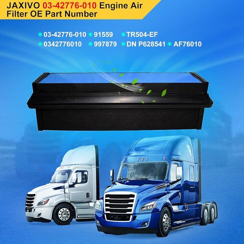 03-42776-010 Engine Air Filter Compatible With 2018-2023 Freightliner Cascadia Replaces 0342776010,997879,91559,TR504-EF,P628541 in Kuwait