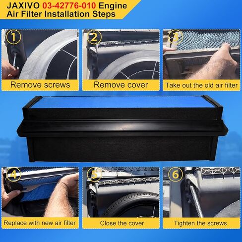 03-42776-010 Engine Air Filter Compatible With 2018-2023 Freightliner Cascadia Replaces 0342776010,997879,91559,TR504-EF,P628541 in Kuwait