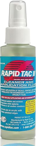 Rapid TAC II Application Fluid for Vinyl Wraps Decals Stickers 4oz Sprayer in Saudi Arabia