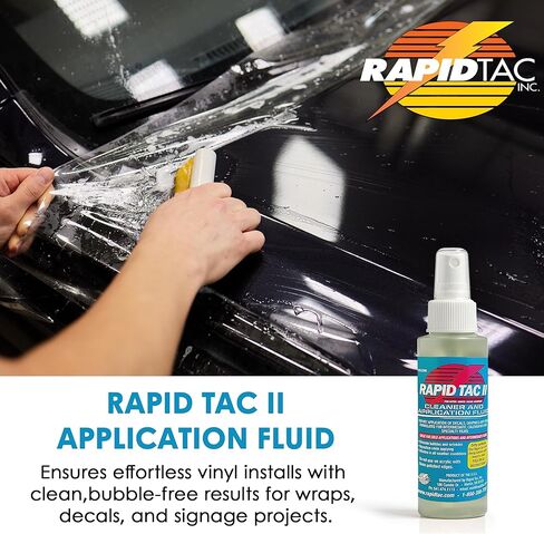 Rapid TAC II Application Fluid for Vinyl Wraps Decals Stickers 4oz Sprayer in Saudi Arabia