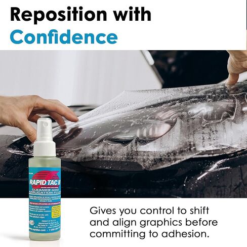 Rapid TAC II Application Fluid for Vinyl Wraps Decals Stickers 4oz Sprayer in Saudi Arabia