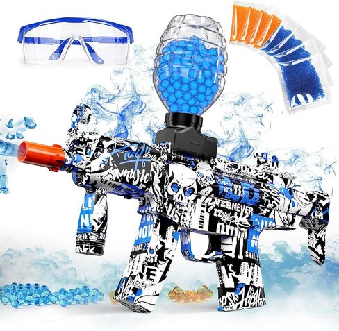 Anstoy Gel Ball Blaster Blue – Automatic Orby Gel Gun with High Power Shooting, Ideal for Outdoor Battles, Team Games & Christmas, Halloween, Birthdays Gifts for Ages 14+ in Kuwait