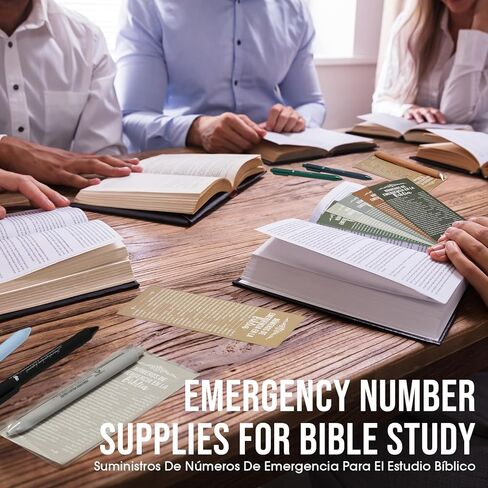 50 Sets Christmas Christian Gifts Bulk Christian Pens Bible Verse Emergency Numbers Bookmarks Religious Church Welcome Gifts for Coworker Pastor Sunday School Favor(Christmas Color,English) in Saudi Arabia