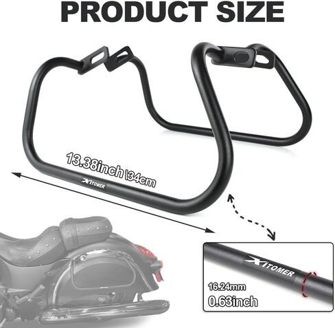 Xitomer Cargo Rack Compatible with Dark Horse 2014-2020 Pannier Rack for Back Carrier Rack Steel in Saudi Arabia
