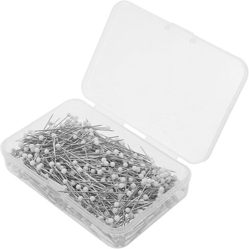 500Pcs Glass Head Sewing Pins Quilting and Dressmaking Pins for Fabric Positioning for DIY Crafting and Embroidery Projects Comfortable Handling and Easy to Use in Saudi Arabia