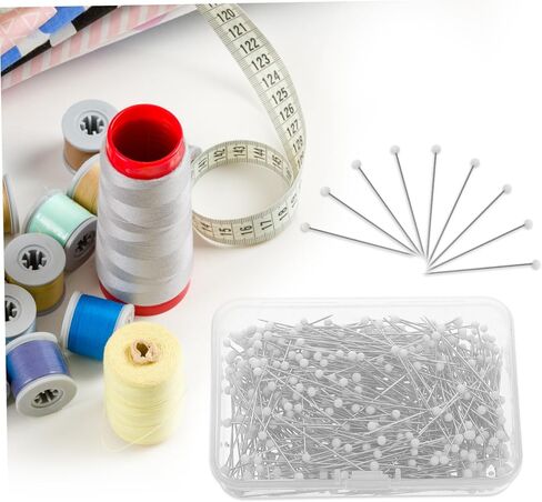 500Pcs Glass Head Sewing Pins Quilting and Dressmaking Pins for Fabric Positioning for DIY Crafting and Embroidery Projects Comfortable Handling and Easy to Use in Saudi Arabia