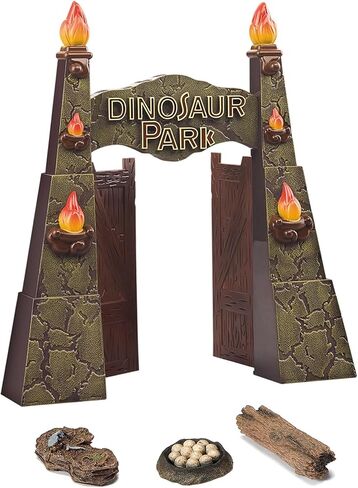Large Dinosaur Park Gate Dino Nest of Eggs Realistic Dinosaur Toys for Kids 3-5 5-7 Jurassic World Dinosaur Figures Tyrannosaurus Play Set for Kids Toddler Boys Girls in Saudi Arabia