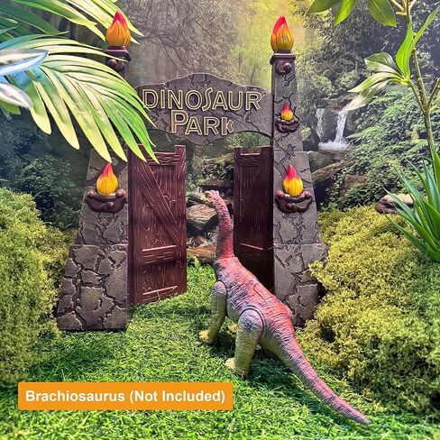 Large Dinosaur Park Gate Dino Nest of Eggs Realistic Dinosaur Toys for Kids 3-5 5-7 Jurassic World Dinosaur Figures Tyrannosaurus Play Set for Kids Toddler Boys Girls in Saudi Arabia