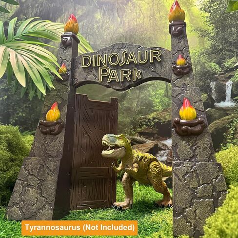Large Dinosaur Park Gate Dino Nest of Eggs Realistic Dinosaur Toys for Kids 3-5 5-7 Jurassic World Dinosaur Figures Tyrannosaurus Play Set for Kids Toddler Boys Girls in Saudi Arabia