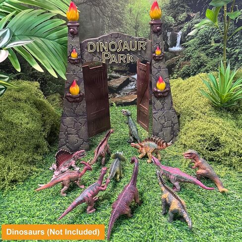 Large Dinosaur Park Gate Dino Nest of Eggs Realistic Dinosaur Toys for Kids 3-5 5-7 Jurassic World Dinosaur Figures Tyrannosaurus Play Set for Kids Toddler Boys Girls in Saudi Arabia