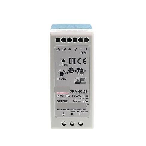 1pcs DRA-60 DRA-60-24 24V 2.5A 60W Single Output Power Supply in Saudi Arabia