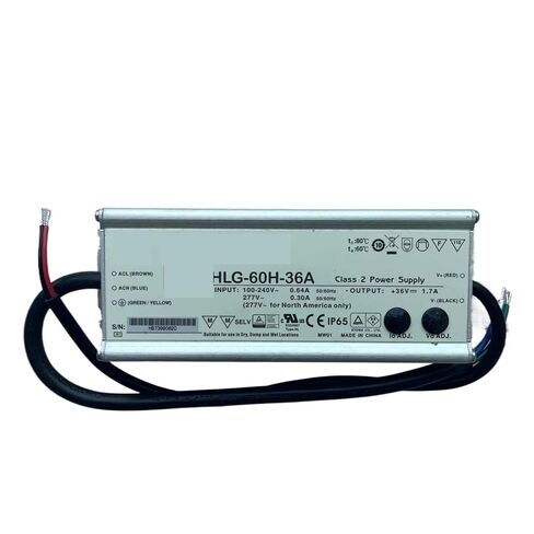 1pcs LED Driver HLG-60H 60W LED Switch Power Supply 12V 15V 20V 24V 30V 36V 42V 48V 54V Waterproof(HLG-60H-24A) in Saudi Arabia