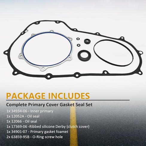 مجموعة حشية الغطاء الأساسي متوافقة مع موديلات 2007-2016 Harley Davidson Twin Cam Bagger Touring Models FLH FLT Electra Glide/Road King/Street Glides in Kuwait