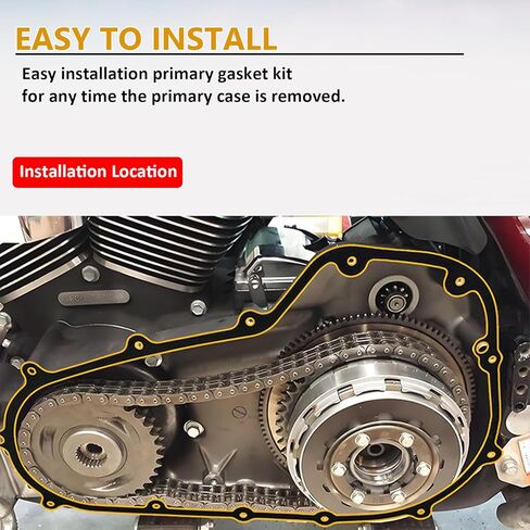 مجموعة حشية الغطاء الأساسي متوافقة مع موديلات 2007-2016 Harley Davidson Twin Cam Bagger Touring Models FLH FLT Electra Glide/Road King/Street Glides in Kuwait