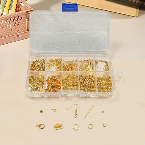 Jewelry Making Supplies Kit with Tools, Pliers, Findings, Beading Wire, DIY Accessories for Beginners and Adults in Saudi Arabia