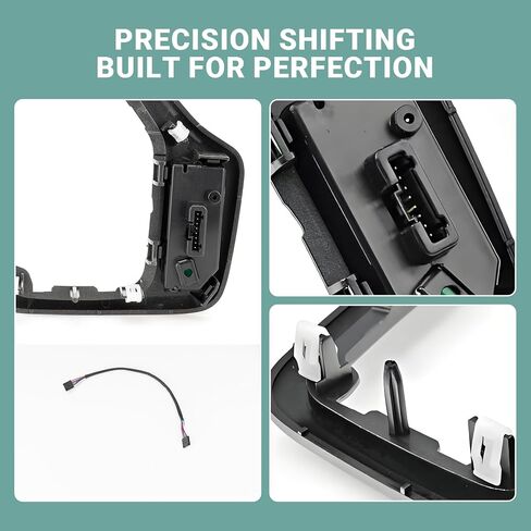 Upgrade Transmission Shifter Bezel with Harness Kit Compatible with Jeep Cherokee 2014-2018, Replaces oem 601-401 5YD27LS5AA 68413957AA Shifter Bezel Replacement Parts in Saudi Arabia