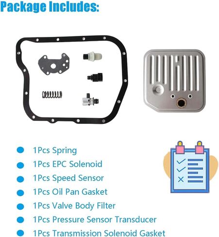 AUCERAMIC Governor Pressure Sensor Solenoid Kit Fit for Dodge Ram 1500 2500 3500 Dakota Durango 2001-2009 for Jeep Grand Cherokee 2001-2004 A500 A518 A618 42RE 44RE 46RE 47RE 48RE Transmission 2000-up in Saudi Arabia