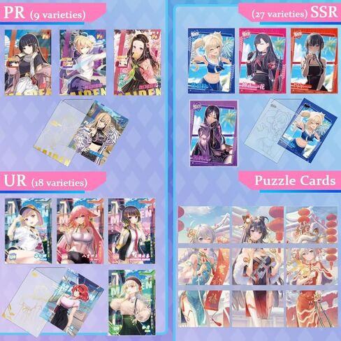 سلسلة KUPAIDE MEIKA، بطاقات قابلة للجمع من Goddess Tale، بطاقة Waifu Card Anime Game، صندوق معزز لبطاقات الشخصيات (مستفيدة من الهدايا) in Kuwait