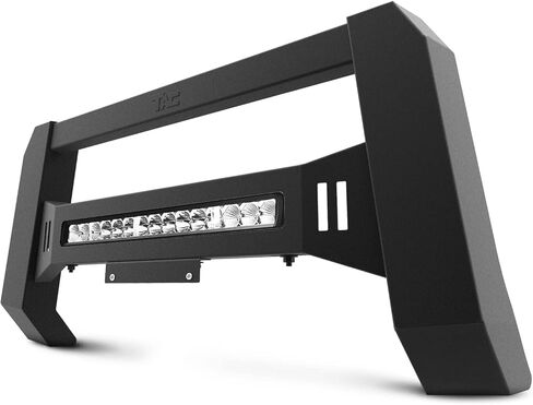 TAC Modular Bull Bar with LED Compatible with 2009-2018 RAM 1500|2019-2023 RAM 1500 Classic (Exclude Rebel & Warlock Trim) Truck Pickup Front Bumper Brush Guard Fine Textured Black in Saudi Arabia