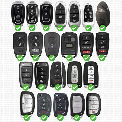 Key Fob Battery for Hyundai CR2032 (2 Pack) - OEM Remote Battery Replacement for Sonata, Santa Fe, Tucson - Includes Pry Tool and Video Guide for Easy Installation in Saudi Arabia