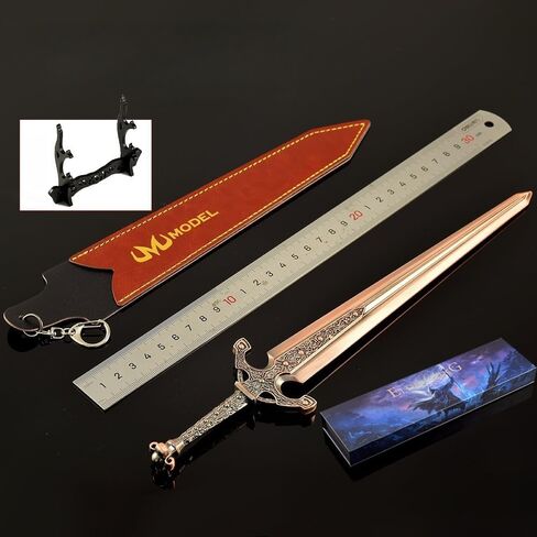 Superbuybox Game Elden Ring DLC Nightreign 12''30cm Ordovis's Greatsword Giftbox Martial Arts Game Collection Gift Desk Decor w/Display Stand in Saudi Arabia