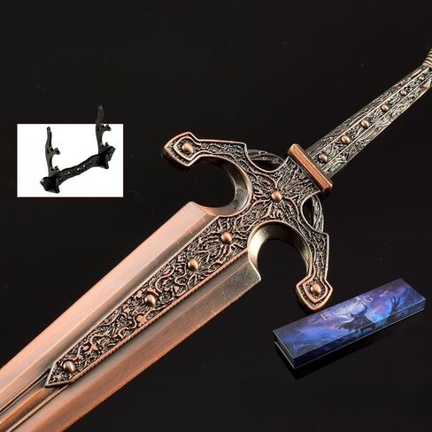 Superbuybox Game Elden Ring DLC Nightreign 12''30cm Ordovis's Greatsword Giftbox Martial Arts Game Collection Gift Desk Decor w/Display Stand in Saudi Arabia
