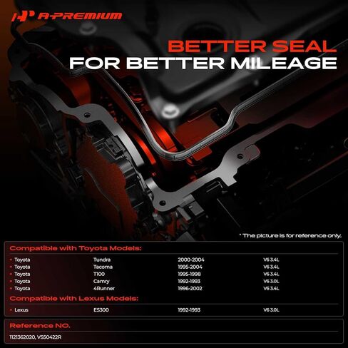 مجموعة حشية غطاء صمام المحرك A-Premium متوافقة مع موديلات تويوتا ولكزس - 1992-2004 - 4Runner، Camry، Tacoma، Tundra، ES300، V6 3.0L 3.4L in Kuwait