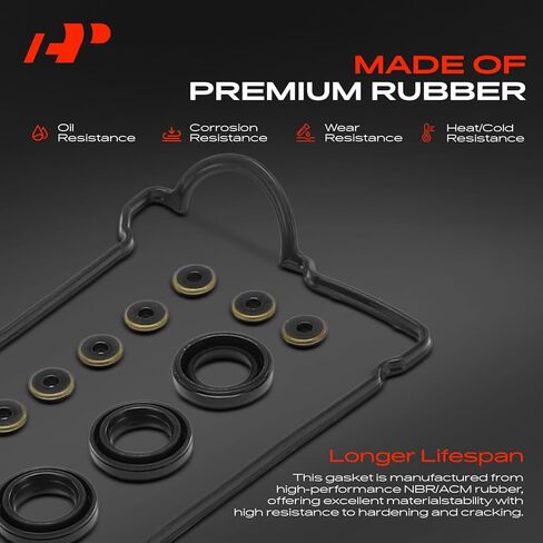 مجموعة حشية غطاء صمام المحرك A-Premium متوافقة مع موديلات تويوتا ولكزس - 1992-2004 - 4Runner، Camry، Tacoma، Tundra، ES300، V6 3.0L 3.4L in Kuwait