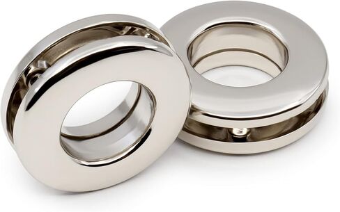 Dritz 714-65 Heavy Duty Screw Together Oval Grommet, 45mm, Nickel in Saudi Arabia