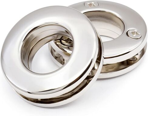 Dritz 714-65 Heavy Duty Screw Together Oval Grommet, 45mm, Nickel in Saudi Arabia