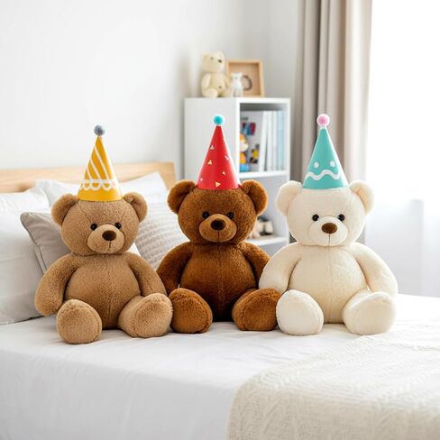 Party Hats for Stuffed Animals, 10 Pcs Colorful Stuffed Animal Party Hat, Lovely Paper Cone Tiny Birthday Hats, Mini PartyHat for Stuff Animals Pets, Accessories in Saudi Arabia