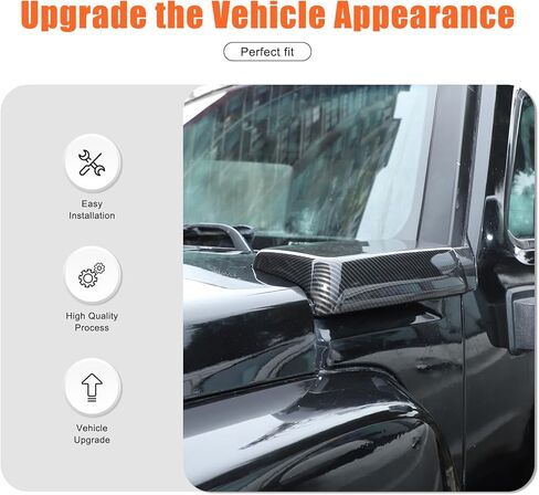 أغطية فتحات غطاء فتحة دخول الهواء الجانبية إطار قولبة من الكروم متوافق مع Hummer H3 2005-2009، غطاء فتحة فتحة دخول الهواء الجانبية لغطاء السيارة، ABS in Saudi Arabia