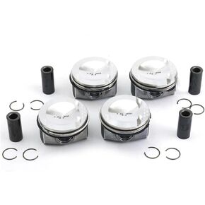 4pcs Piston and Ring Set 06K107065C, 06H198151C, 06K107065AG, Compatible for Audi S3 8V / TTS FV/Golf R MK7 2013-2020 2.0L TSI in Saudi Arabia