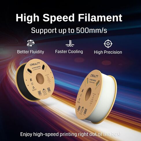 طابعة Creality Ender 3 V3 KE ثلاثية الأبعاد مع طباعة عالية السرعة 500 مم/ثانية، وطارد مباشر متطور Sprite، وسكك خطية على المحور X، ونظام تشغيل Creality الذكي، وحجم طباعة 8.66 × 8.66 × 9.44 بوصة in Saudi Arabia