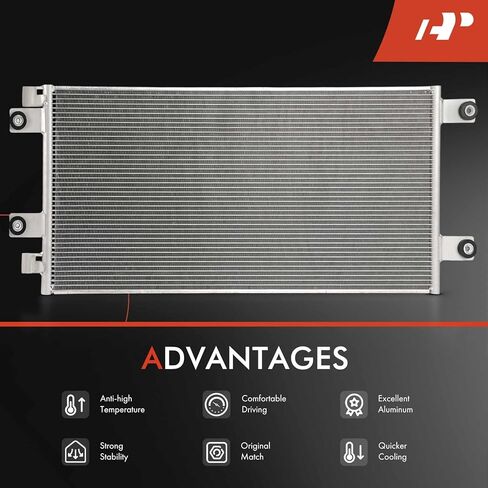 A-Premium Air Conditioning A/C Condenser Compatible with Caterpillar CT660 2012-2017, CT680 2016-2017 in Saudi Arabia