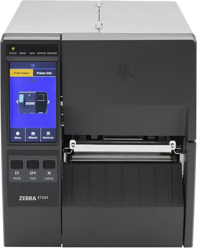 طابعة ملصقات باركود صناعية للنقل الحراري من زيبرا ZT231، ZT23142-T01000FZ - USB، تسلسلي، إيثرنت، بلوتوث - 203 نقطة في البوصة، عرض طباعة 4 بوصة (متجدد) in Kuwait
