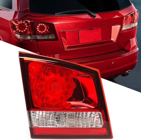 مصباح خلفي LED من FIONE متوافق مع دودج جورني 2011-2020 LH نوع LED داخلي مصباح فرامل خلفي خلفي 68078517AD 68078517AE جانب السائق الأيسر in Saudi Arabia