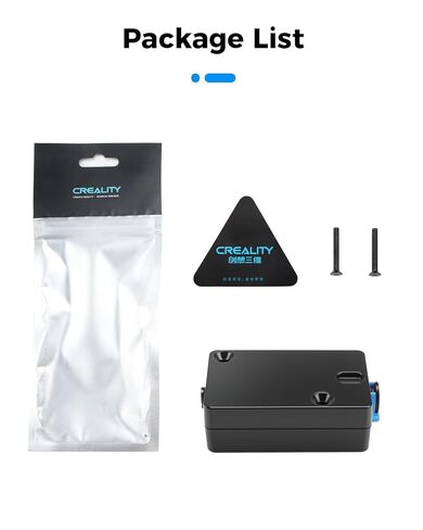 مستشعر تشغيل الشعيرات الرسمي Ender 3 V3 SE من Creality، كاشف وحدة كشف الكسر بمستشعر الفتيل الذكي لخيوط 1.75 مم (أسود) in Saudi Arabia