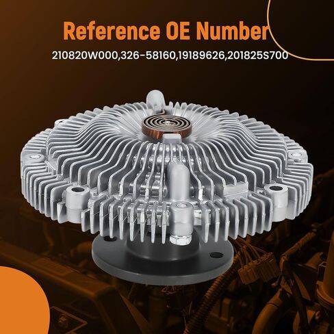 قابض مروحة تبريد المحرك maxpeedingrods لسيارة Chevy Silverado 1500 2500 3500 1996-2010، C1500 C2500 C3500 96-2000، Express 1500 2500 3500 97-2016، K1500 K2500 96-2000، سوبربان 1500 96-2013 in Kuwait