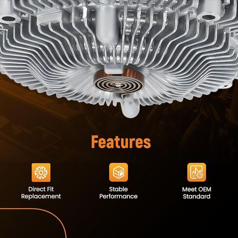 قابض مروحة تبريد المحرك maxpeedingrods لسيارة Chevy Silverado 1500 2500 3500 1996-2010، C1500 C2500 C3500 96-2000، Express 1500 2500 3500 97-2016، K1500 K2500 96-2000، سوبربان 1500 96-2013 in Kuwait