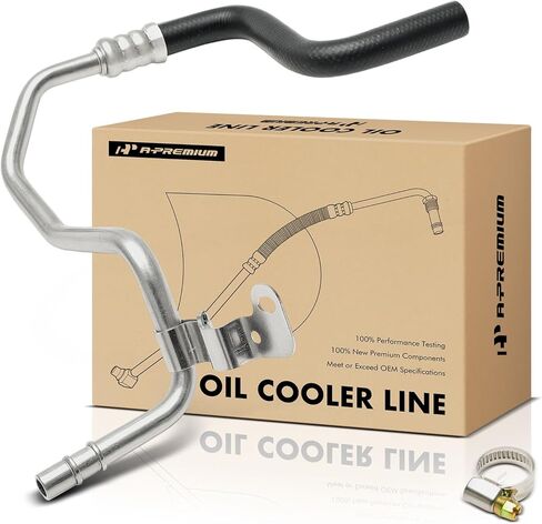 A-Premium Auxiliary Cooler Outlet Automatic Transmission Oil Cooler Line Hose Assembly Compatible with Ford F-150 2011-2014, Expedition 2015-2017 & Lincoln Navigator 2015-2017 in Saudi Arabia