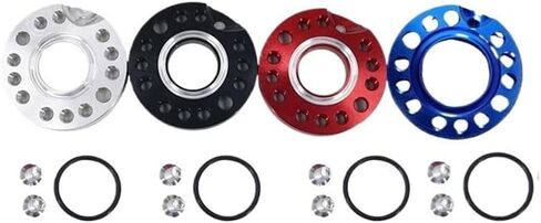 22mm Motorcycle Oil Regulator Intake Manifold Swivel Plate for Motorcycles(Black) in Saudi Arabia