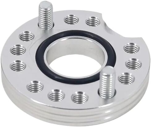 22mm Motorcycle Oil Regulator Intake Manifold Swivel Plate for Motorcycles(Black) in Saudi Arabia
