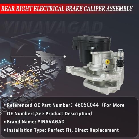 4605C044 Rear Right Electrical Brake Caliper for Mitsubishi Outlander 2.4L 3.0L 2017-2020, Outlander PHEV 2.0L 2.4L 2018-2022, Eclipse Cross 1.5L 2018-2022 Rear Passenger Electrical Brake Caliper in Saudi Arabia