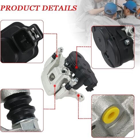 4605C044 Rear Right Electrical Brake Caliper for Mitsubishi Outlander 2.4L 3.0L 2017-2020, Outlander PHEV 2.0L 2.4L 2018-2022, Eclipse Cross 1.5L 2018-2022 Rear Passenger Electrical Brake Caliper in Saudi Arabia