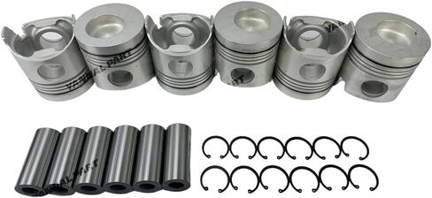 6 PC 13216-2010 13216-2120 Piston Suitable for Hino H06C Engine Part in Saudi Arabia