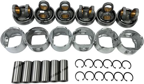 6 PC 2382726 1334983 Piston Suitable for Caterpillar Engine Part 3126 in Saudi Arabia