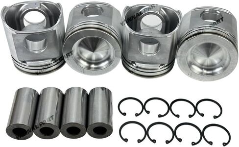 4 PC Piston RE527039 Suitable for John Deere 4045T Engine Part in Saudi Arabia