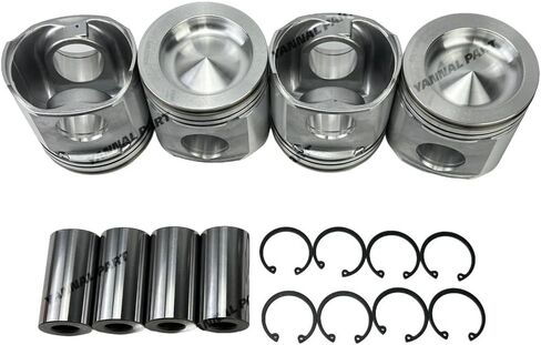 4 PC Piston RE527039 Suitable for John Deere 4045T Engine Part in Saudi Arabia